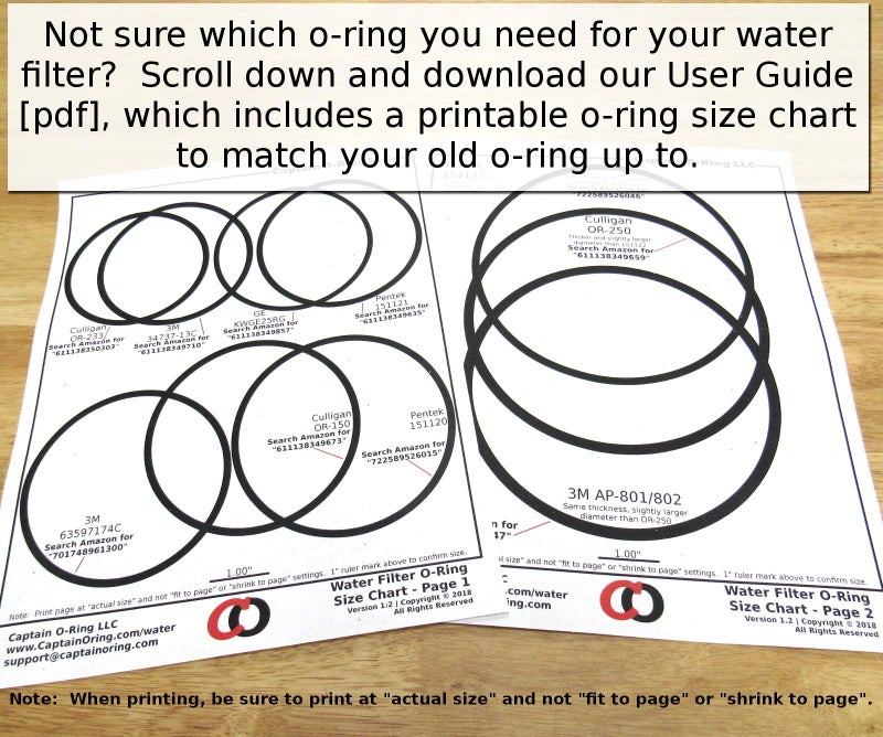 Captain O-Ring - Culligan Compatible OR-100 (OR100) O-Ring Replacement for Big Blue Filter Housing Buna-N ORing (3 Pack) [Also Compatible with Simpure DB10P/DB20P] - Image 5